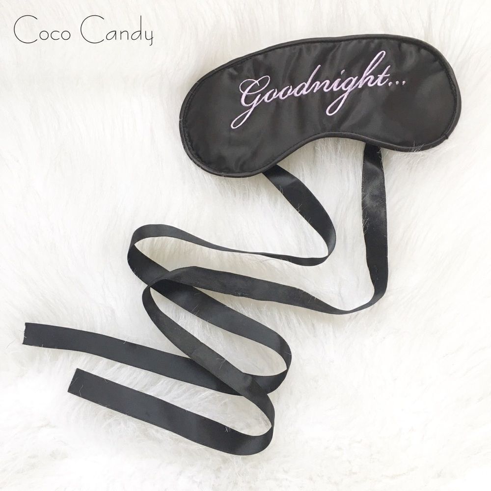 🔃Victoria’s Secret Goodnight Black Sleep Eye Mask